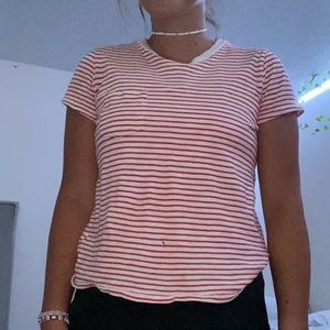 Madewell T shirt red striped